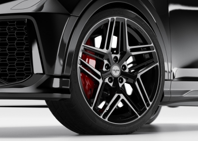 Audi Q3RS Sport Back 2020 Velare Wheels VLR16 Diamond Black 3