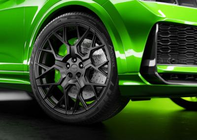 Audi Q8 RS Green Room CGI Visualisation Wipdesigns 14