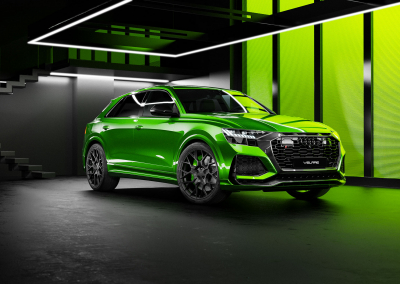 Audi Q8 RS Green Room CGI Visualisation Wipdesigns 2
