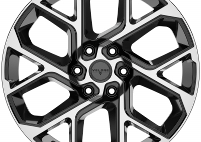 Velare VLR 6S Diamond Black Machined Face 1