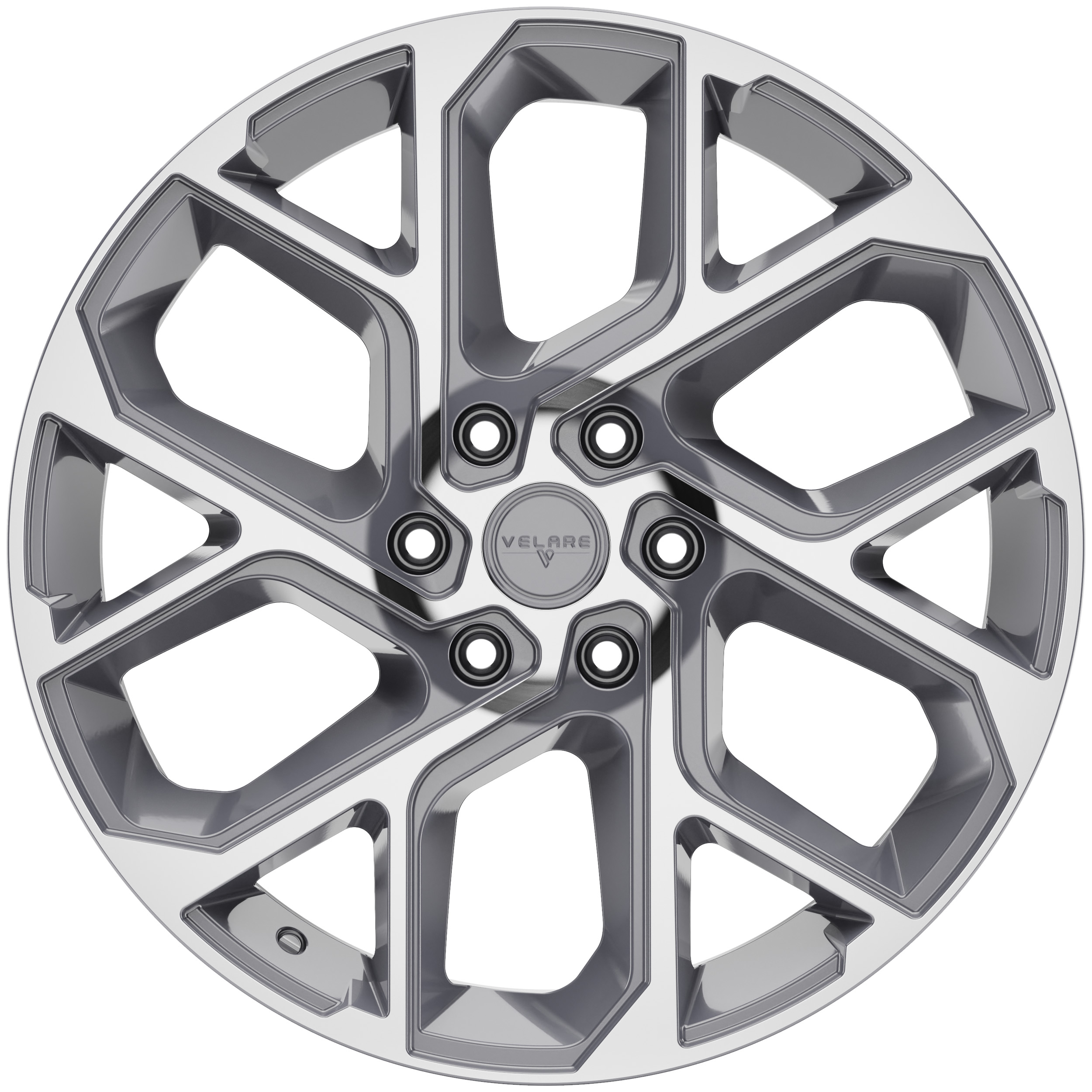 Velare VLR 6S Platinum Grey Machined Face 1